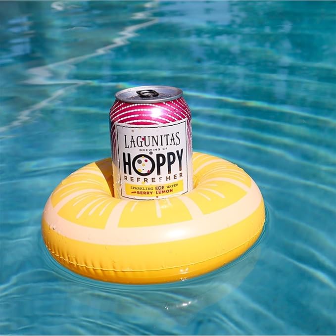 Lagunitas Hoppy Refresher Berry Lemon 36 Pack Non-Alcoholic Hop Water Drink | Refreshing Alcoholic Brew Substitute | 12oz Cans 0.0% ABV