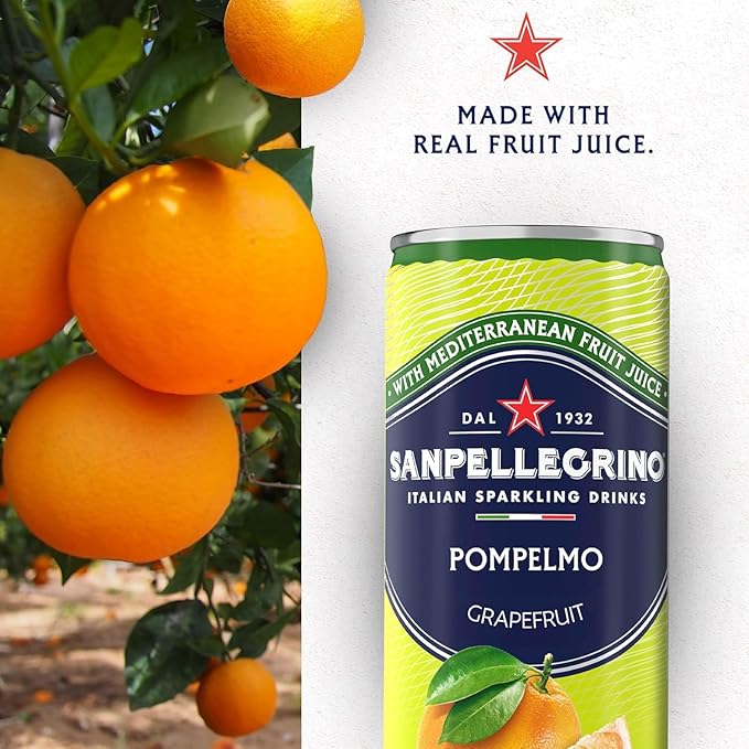 San Pellegrino Sparkling Fruit Beverages Variety Pack - 11.15 Fl Oz Cans (12 Pack)