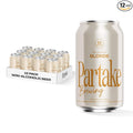 Partake Brewing Craft Non Alcoholic Beer Blonde 12 Pack x 12 Fl Oz Cans - Low Calorie &amp Carb No Sugar All Natural Ingredients - Award-Winning Taste Non Alcoholic Beer Without the Empty Calorie