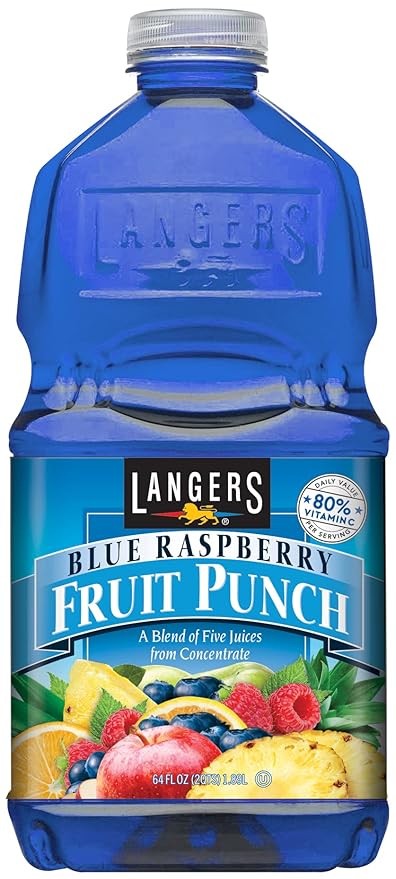 Langers Blue Raspberry Fruit Punch
