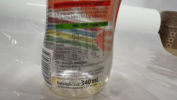 Fresh Vitamin Energy Drinks (Lemon).
