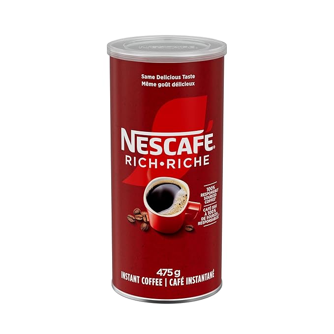 Nescafe Rich Instant Coffee 475g - {Imported from Canada}