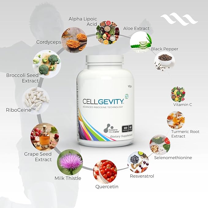 Advanced Riboceine Technology 120 Vegetable Capsules 60 Servings (Pack of 2)
