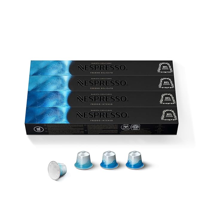 Nespresso Capsules Original Line Iced Coffee Variety Pack 40-Count Espresso Coffee Pods