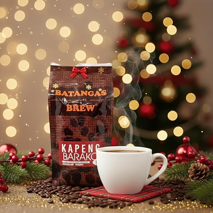 Batangas Kapeng Barako Gift Set Premium Filipino Coffee Beans &amp Ground Brew Strong Barako from Batangas (300g Cafe De Lipa Regular Special &amp Whole Beans)