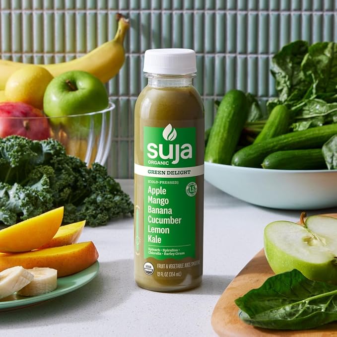 Suja Essentials Organic Green Delight Juice 12 Fluid Ounce -- 6 per case.