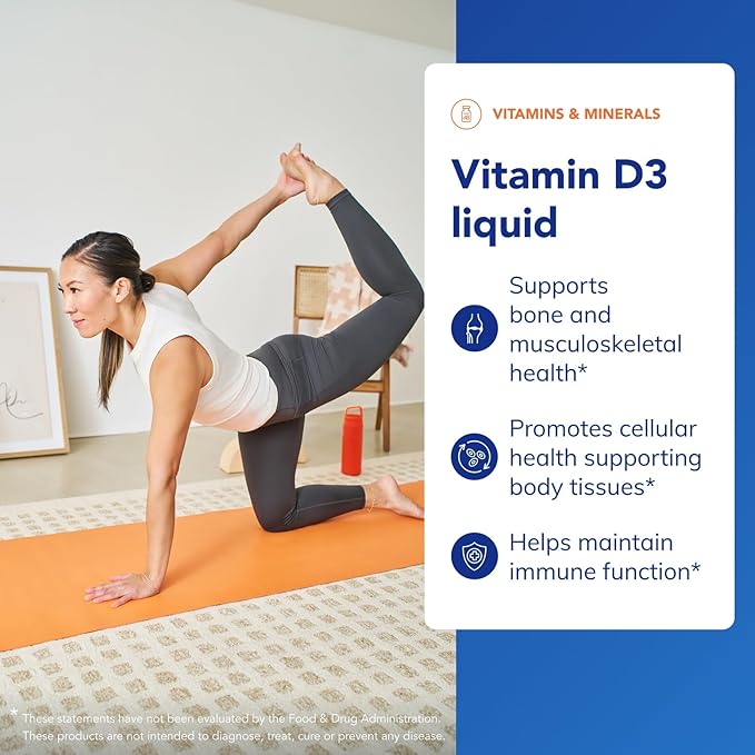 Pure Encapsulations Vitamin D3 Liquid | Supplement to Support Bone Breast Cardiovascular Colon and Immune Health* | 0.75 fl. oz.