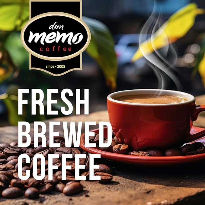 Don Memo Premium Ground Coffee – Single Pack – 2 lb Bag – Dark Roast – 100% Arabica from Honduras – Single Origin – Fresh Roasted &amp Ready to Brew – Family-Owned &amp Ethical
