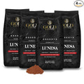 Gold Coffee Co. Lunesa Premium Blend | Dark Roast Ground | 100% Arabica Coffee | 12 oz. (Pack of 4)