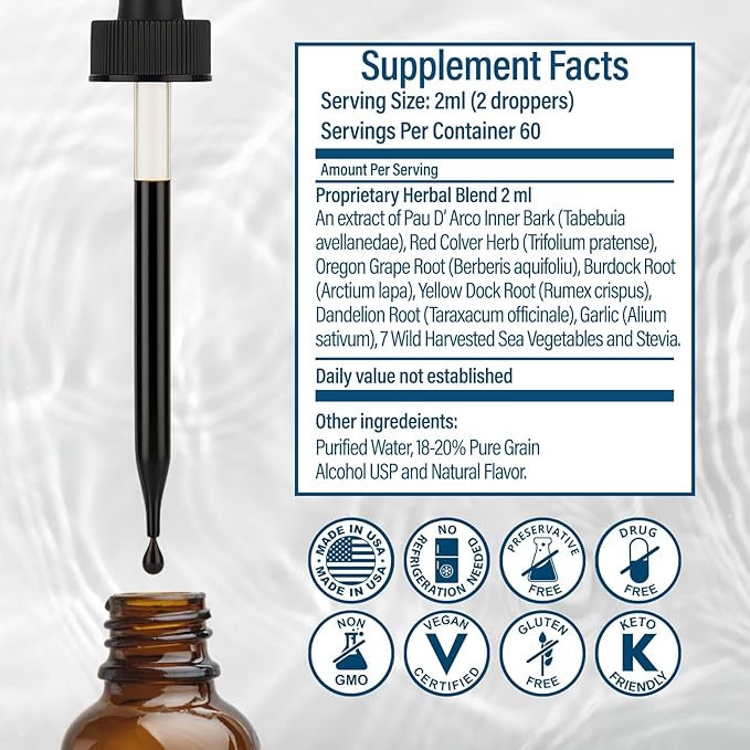 Cleanse &amp Renew - Liquid Superfood - Gut Health Bloating &amp Immune Support - Overall Wellness - Vegan &amp Gluten-Free - 30-Day Supply - Made in USA - 30-Day Supply