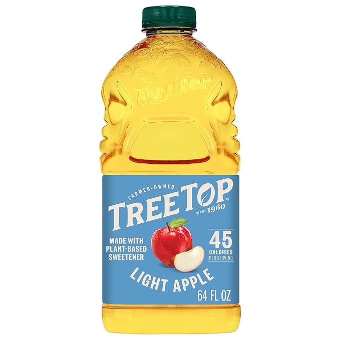 Tree Top Light Apple Beverage 64 Fl Oz (Pack of 8)