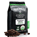 The Bean Organic Coffee Company Breakfast Blend Medium Dark Roast Whole Bean Coffee 16-Ounce Bag