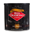Red Diamond Ground Coffee 100% Colombian Medium Roast Premium Arabica Beans Hearty &amp Full Flavor 34.5 Ounce Resealable Can
