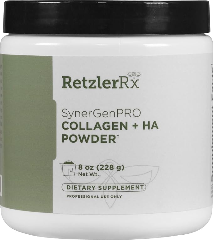SynergyGenPro Collagen + HA Bulk Powder by Dr. RetzlerRx™ - Advanced Joint Skin &amp Mobility Support with Fortigel® Tendoactive® Mobilee® &amp TRAACS® Magnesium Bisglycinate