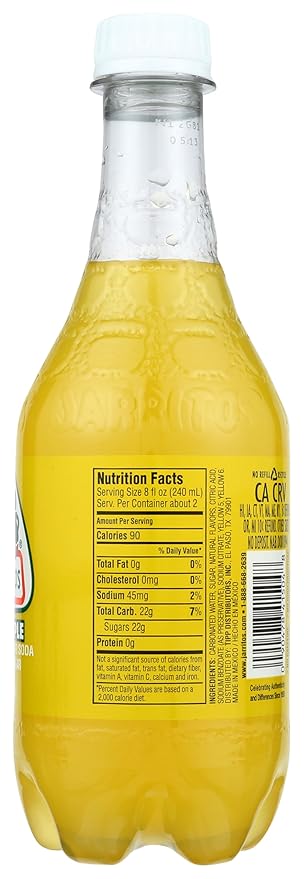 Jarritos Drink Pineapple 16.9 Ounce (Pack of 24)