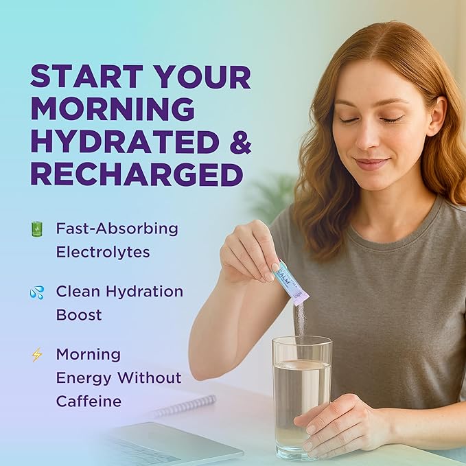 Keto Vitals Calm Magnesium Powder Packets Plus Electrolytes - Calming Drink Mix for Sleep - Natural Magnesium Glycinate Supplement with Ashwagandha KSM 66 L Theanine &amp Vitamin D - 30 Servings