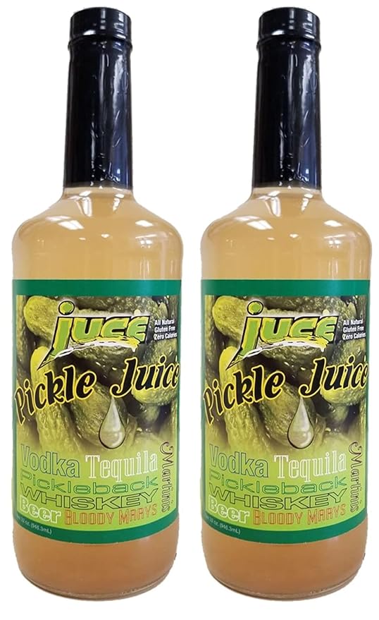 Juce Pickle Juice – Clean &amp Natural | Great for Cocktails Hydration Recovery &amp Workouts | No Additives Oils or Preservatives | Ideal for Brining Turkey &amp Marinades 32 Oz (Pack of 2)