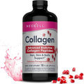 NeoCell Liquid Collagen Skin Hair Nails and Joints Supplement Includes Fruit Juice Concentrates and Green Tea Blend Pomegranate 16 oz. 1 Bottle