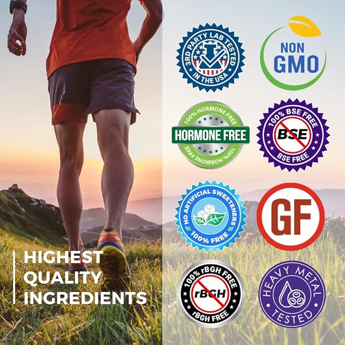 ProHealth Longevity Collagen Complete Powder - for People Over 40. 20g Multi Collagen. Hyaluronic Acid. for Joints Bones Hair Skin Muscles Gut - 30 Servings