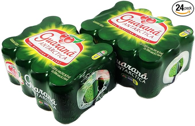 Guarana Antarctica 350ml | 11.83 Fl.Oz (Pack of 24) by Brex America