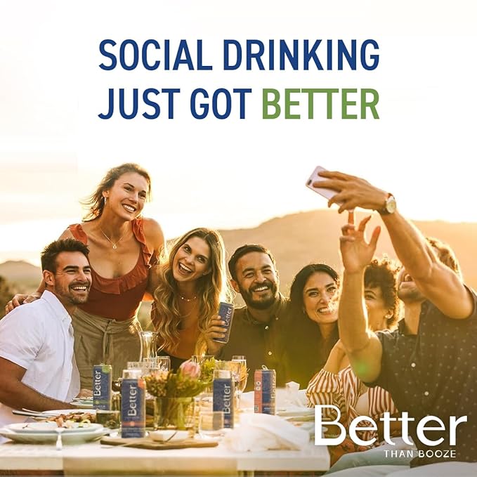 Better Than Booze Mocktails Non-Alcoholic Drinks | Alcohol Alternative Beverages Ritual Zero Proof | Enjoy Your Drink Moment with Our Alcohol Free Drinks Mint Mojito with Lime 12 Fl Oz Each 4 Pack