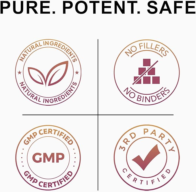 Pure Prana Glutathione &amp Vegan Collagen Builder - Brightening &amp Anti-Aging Supplement with Hyaluronic Acid Vitamin C &amp E - Radiant Skin Hair &amp Nails - 60 Capsules - Non-GMO Turmeric