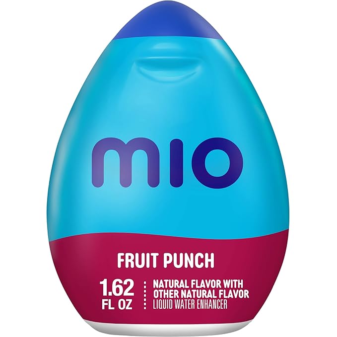 Mio Water Enhancement Variety Pack Includes Green Thunder Black Cherry Orange Tangerine Fruit Punch and Mango Peach 1.62 Fl Oz each (Pack of 5)