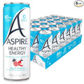 ASPIRE® Fruit Punch Healthy Energy Drink 80mg Natural Caffeine Zero Sugar No Carbs Keto Friendly 24 Pack Green Tea Sugar Free Drink Low Caffeine Zero Calorie