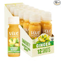 Vive Organic Immune Support Ginger Shot Cold-Pressed Ginger Root &amp Organic Juice Gluten Free Vegan Immunity Booster 2 Fl Oz (Pack of 12)