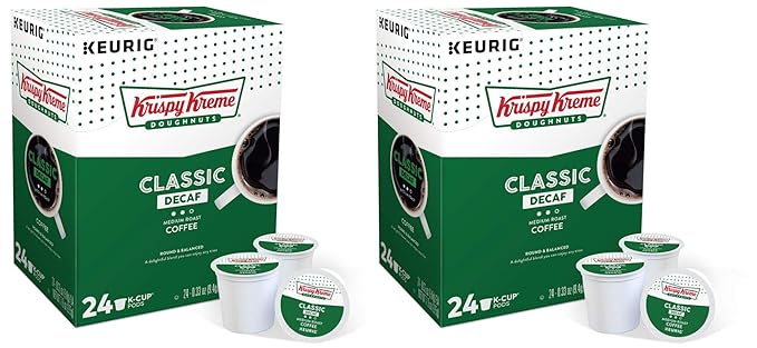 Krispy Kreme Donuts Decaf House Coffee - 48 K Cup Packs