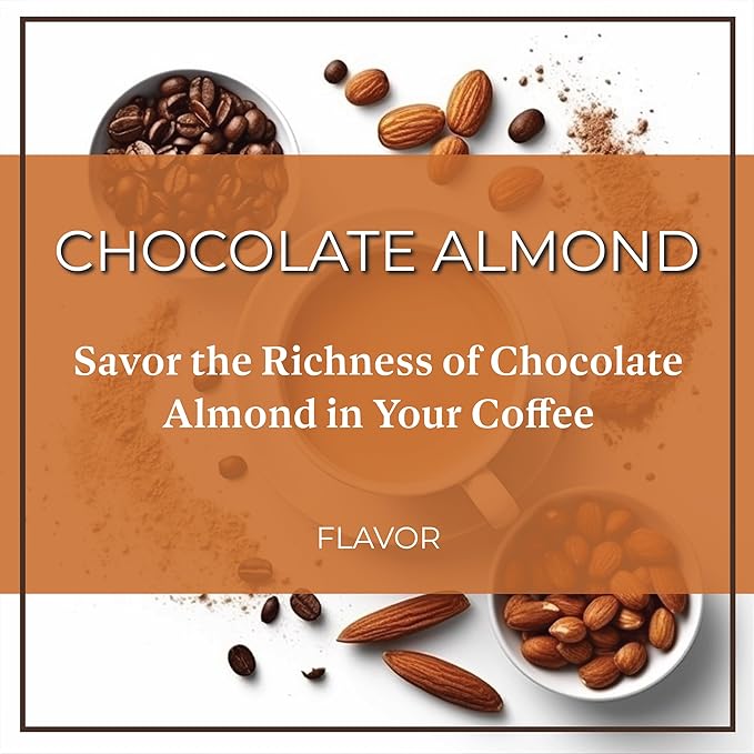 San Diego Coffee Chocolate Almond Medium Roast Ground Coffee 16-Ounce Bags (Pack of 2) Café molido tostado