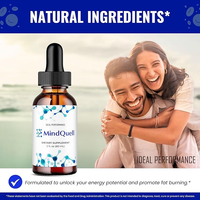 Mind Quell Drops Mind Quell Support Supplement Liquid Drops All Natural Mind Quell Drops - Maximum Strength Mind Quell Liquid Drops Overall Health Wellness MindQuell Drops Reviews (3 Pack)