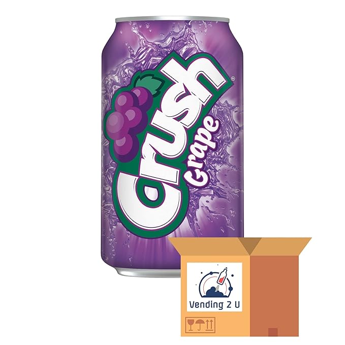 Crush Grape Soda 12oz Cans 18 Units