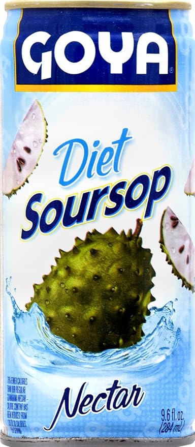 Goya Foods Diet Guanabana Nectar Soursop 9.6 Fl Oz (Pack of 24)