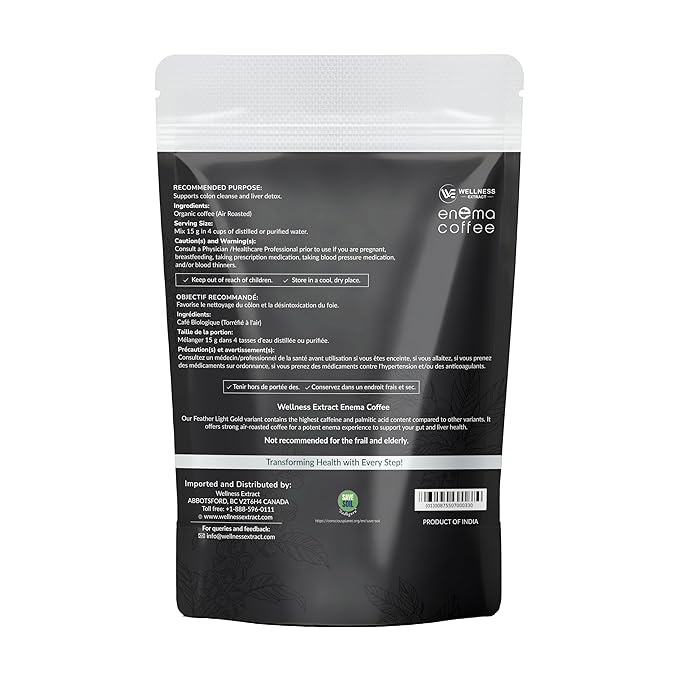 Wellness Extract Premium Organic Smooth Air Roast Coffee Mold-Free USDA Certified- 1 lb.