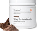 Momentous Essential Grass-Fed Whey Protein Powder - 20 g Whey Isolate Protein - NSF Certified for Sport - Gluten-Free - 12 Servings for Essential Everyday Use - Chocolate Fudge - Package May Vary