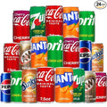 Mini Soda Soft Drink Variety 8 Flavor Soda Assortment - 7.5 Fl Oz. Cans (24 - Pack)