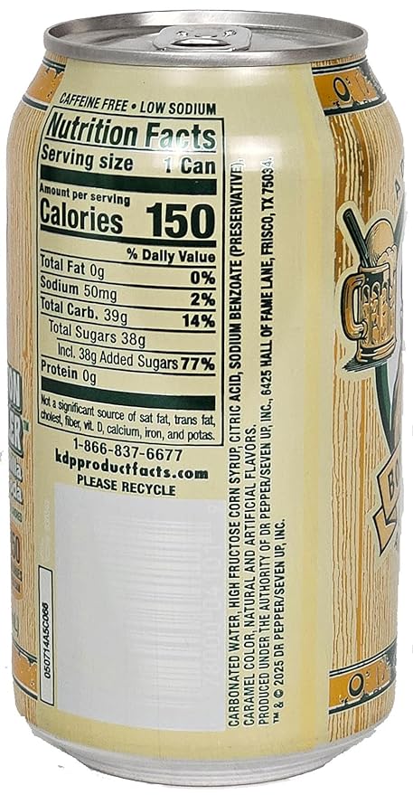 Vernors Ginger Soda (ale) Boston Cooler Edition creamy vanilla 12-pack 12-ounce cans in fridge pack (48-count)
