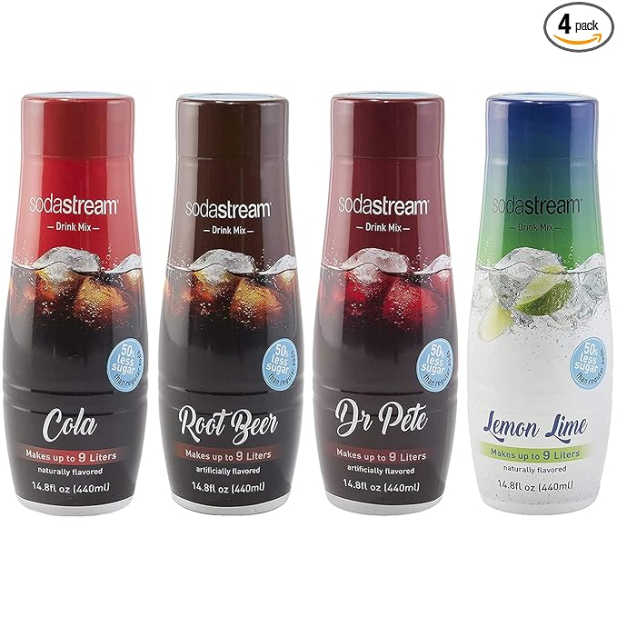 sodastream Flavors Original Variety Pack 440ml 4 Pack 59.5 Fl Oz