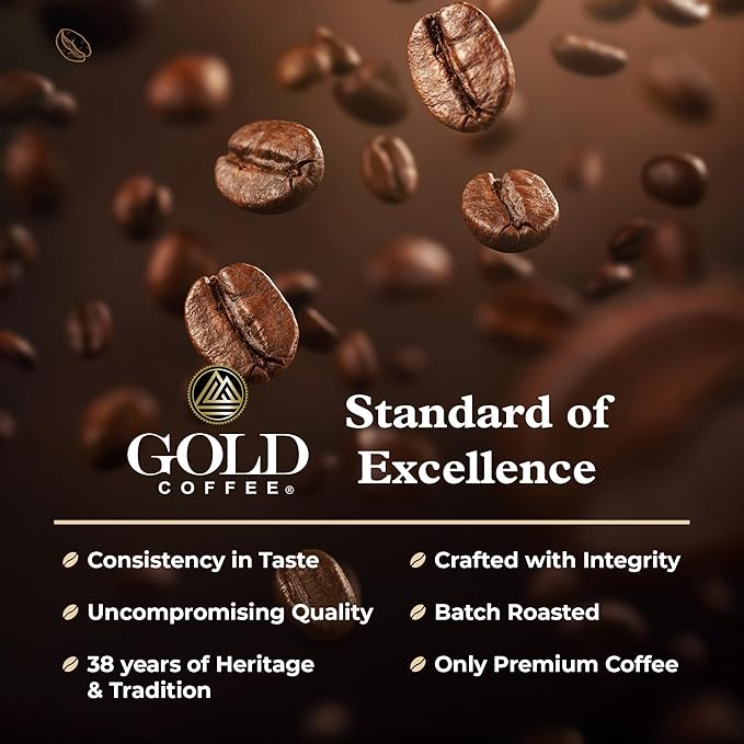 Gold Coffee | Kanaloa Premium House Blend Medium Roast Ground |100% Arabica Coffee 12 oz. (Pack of 4)