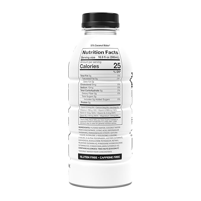 PRIME Hydration META MOON | Sports Drinks | Electrolyte Enhanced for Ultimate Hydration | 250mg BCAAs | B Vitamins | Antioxidants | 2g Of Sugar | 16.9 Fluid Ounce | 12 Pack