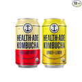 Health-Ade Canned Kombucha Tea Organic Drink Fermented Tea with Living Probiotics Detoxifying Acids Supports Gut Health Non-GMO Vegan Gluten Free 12 Pack (11.5 Fl Oz Cans) Bright Side Variety