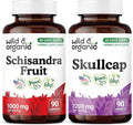 Wild &amp Organic Schisandra 90 Capsules &amp Skullcap 90 Capsules