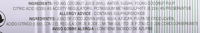 Foco Coconut Juice 17.6 Fl Oz Pack of 12