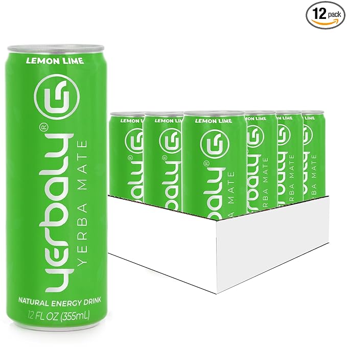 Yerbaly Lemon Lime Natural Energy Drink