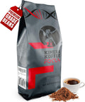 Kimera Koffee - Organic Light Roast Ground Coffee | Focus Blend | Infused with Brain Vitamins | L-theanine | Amplifies Alpha Brain Waves| Enhance Mental Endurance &amp Awareness | 12oz