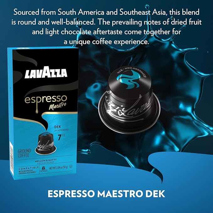 Lavazza Espresso Capsules Compatible with Nespresso Original Machines Variety Pack 10 Count (Pack of 6)