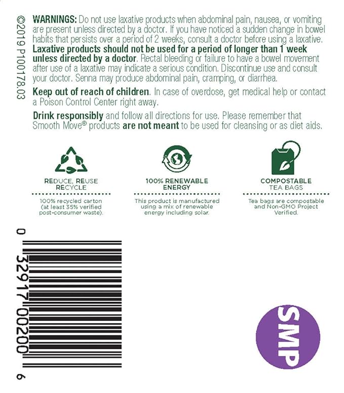 Traditional Medicinals Peppermint Smooth Move (6/16 BAG)