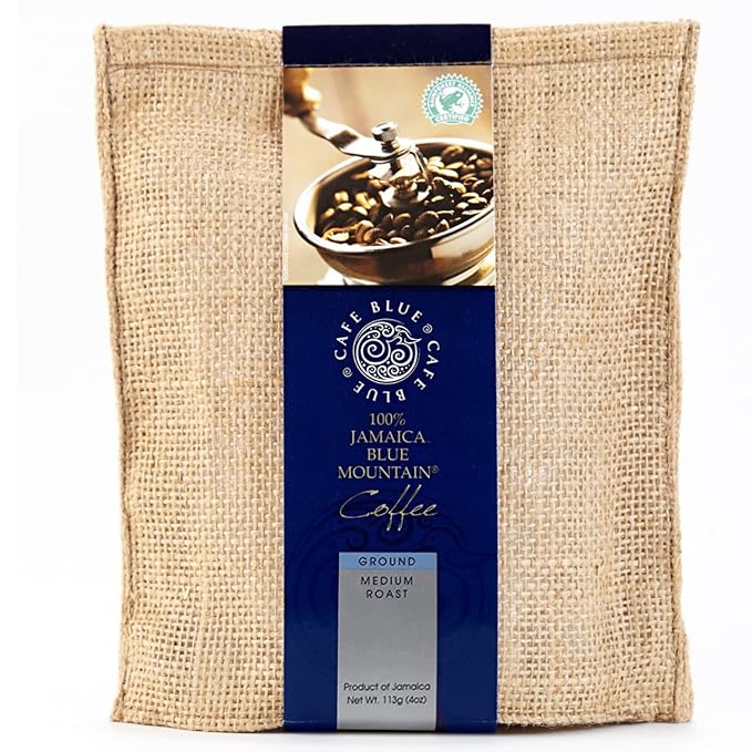 Cafe Blue 4 oz (Pack of 1) 100% Blue Mountain Ground