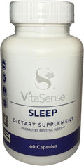 SeneGence VitaSense Sleep Supplement 60 Capsules Relaxation and Restful Sleep Support with Organic KSM-6 Ashwagandha Melatonin and Magnesium Glycinate